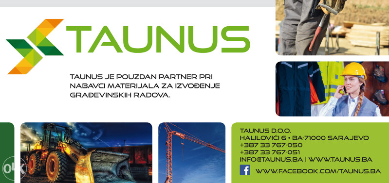 TAUNUS - vlakna za estrih / glazuru