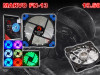 MARVO FN-13 120 MM 7 COLOR LED FAN Cooler Kuler
