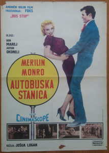 AUTOBUSKA STANICA BUS STOP original kino plakat poster