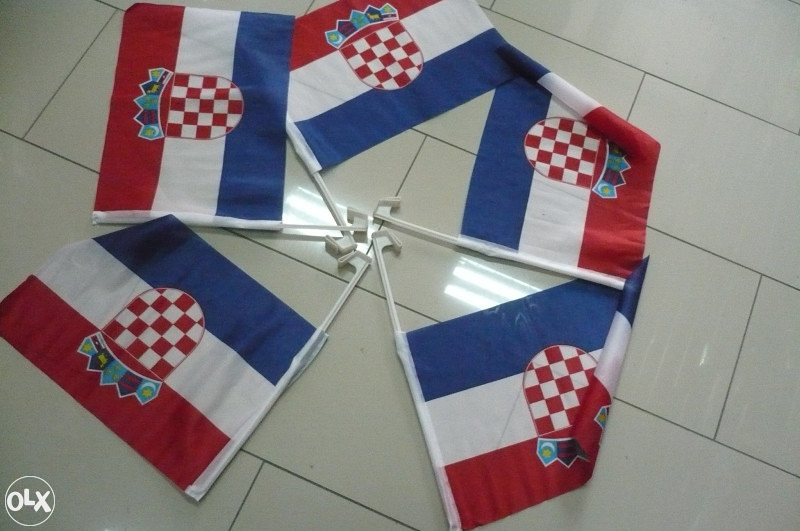 Zastava zastavica hrvatska auto / flag croatia