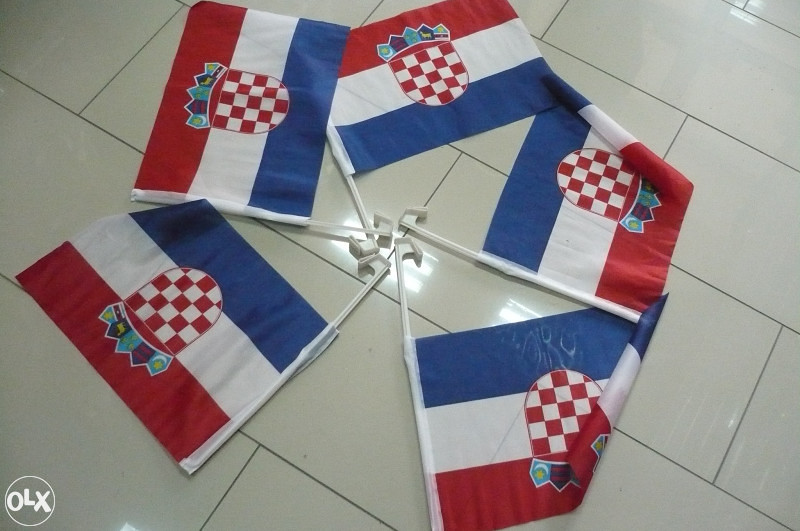 Zastava zastavica hrvatska auto / flag croatia
