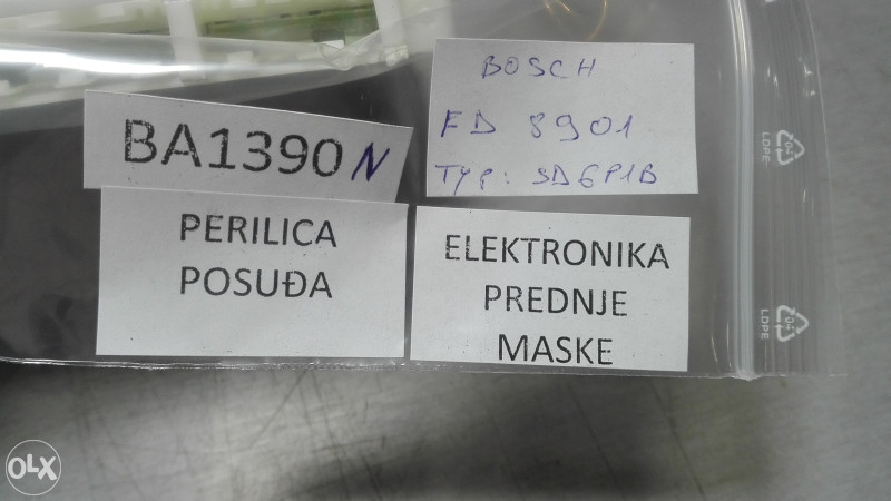 Elektronika/ Bosch FD8901/ Perilica ELPBA/1390N