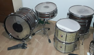 SET BUBNJEVA VINTAGE JAPAN ARAI