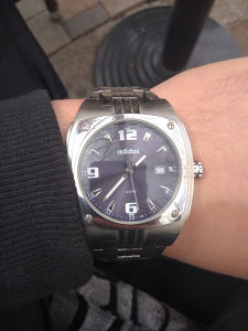 Adidas, muški ručni sat, metalni, datum