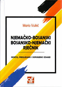 NJEMAČKO-BOSANSKI, BOSANSKO-NJEMAČKI RJEČNIK