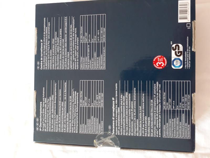 Vanjska nadzorna kamera, WiFi, slanje slike na tel.