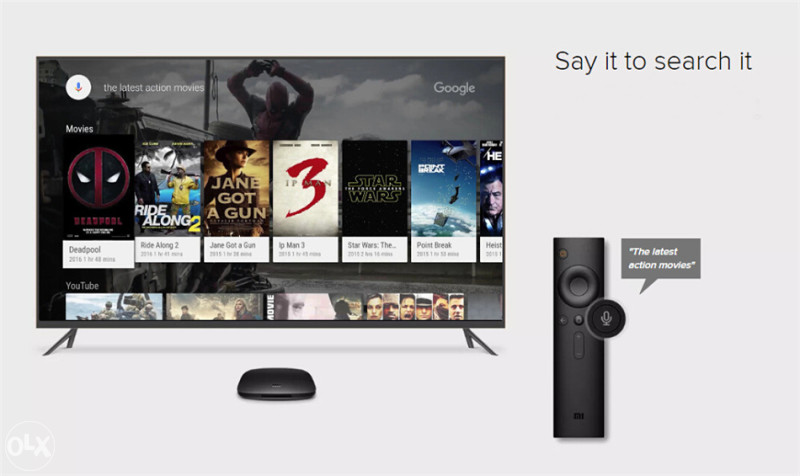 Xiaomi Mi box 3 android TV box+bezicni mis,OREO,IPTV