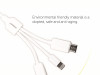 PISEN 3 u 1 kabal (lightning typeC micro) 600mm