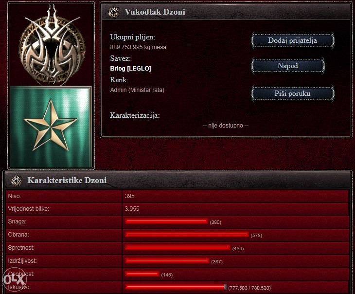 Bitefight account (3 acc)