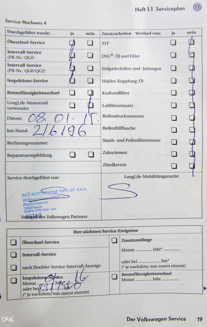 VOLKSWAGEN GOLF 5 1.9 TDI M/T, ID: 059-*REZER.