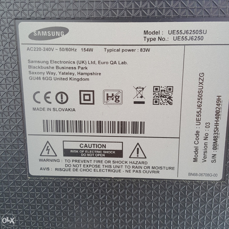 Samsung tv ue55j6250 dijelovi
