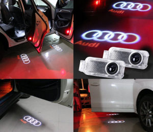 Audi Projektor Znaka za Vrata-A3 A4 A5 A6 A8 Q5 Q7