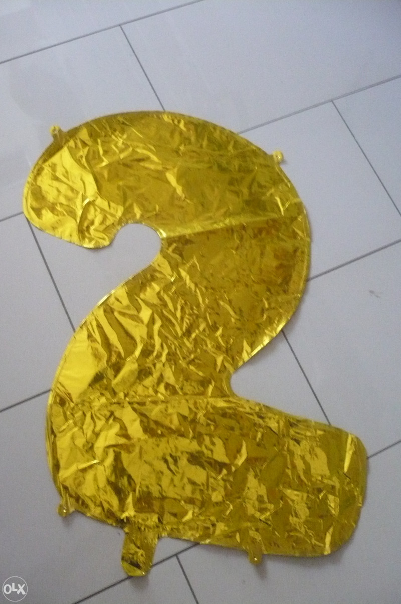 Balon baloni 2 broj brojevi dva helijum zrak