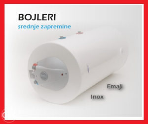 Bojler INOX 80L kombinovani