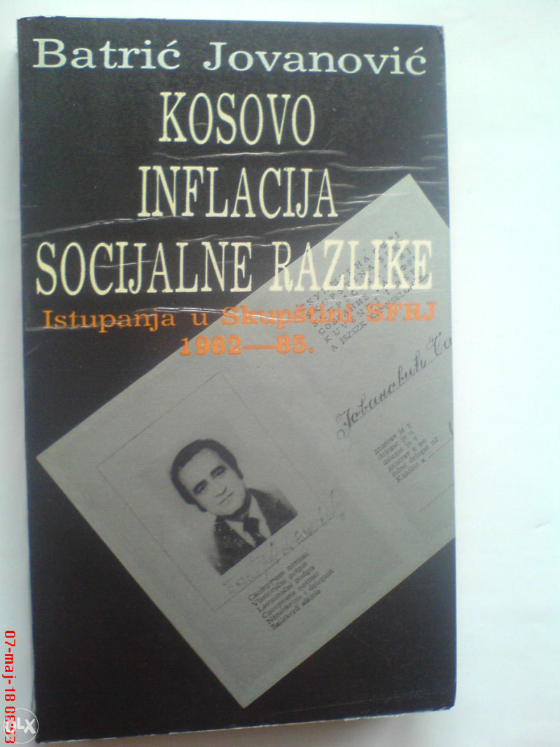 Batrić Jovanović: Kosovo inflacija socijalne razlike