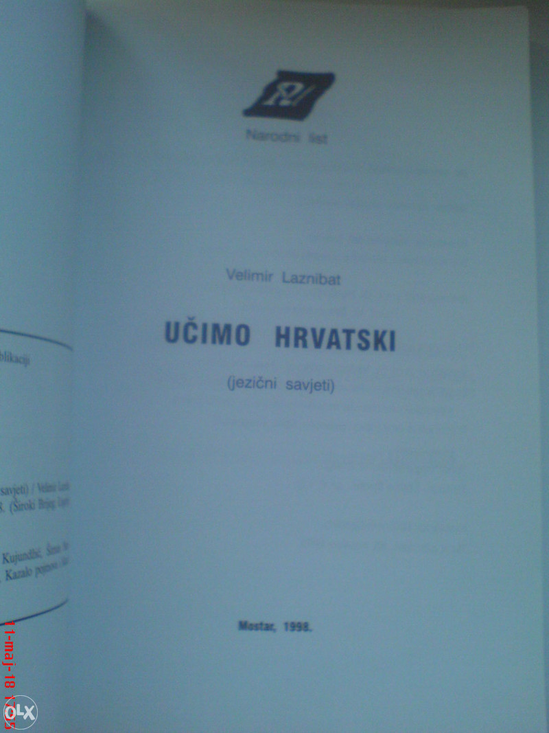 Velimir Laznibat: Učimo hrvatski - jezični savjeti
