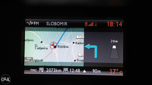 Karte / mape za Peugeot Citroen fabričke navigacije