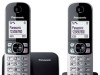 PANASONIC telefon bežični KX-TG6812FXB 2.slušalice