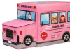 KUTIJA ZA IGRACKE SKOLSKI BUS PINK