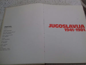 Knjiga Jugoslavija 1941-1981 sa puno fotografija
