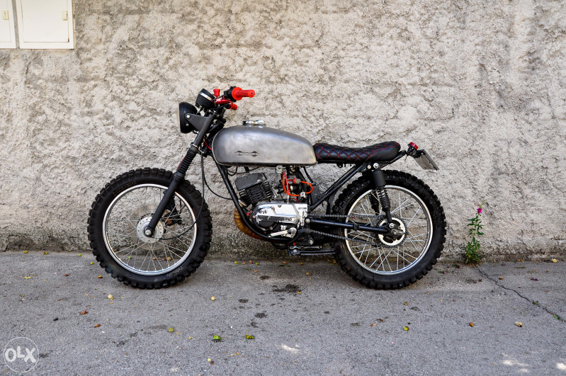 Yamaha RS 125 tek reg scrambler tracker cafe racer ...