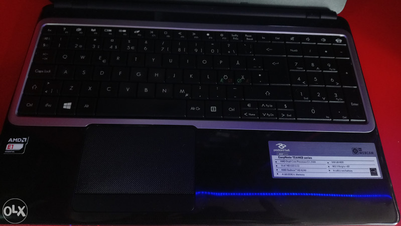 Laptop Packard Bell AMD E1-2500/4GB/500GB/15,6"