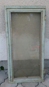 Metalni prozori sa staklom 53x110 i 49x135 cm