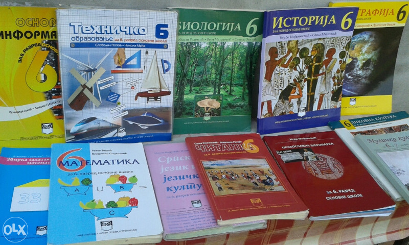Knjige za osnovnu i srednju skolu,svi razredi