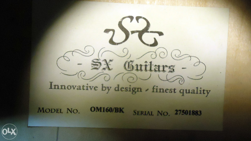 Gitara SX OM 160-BK