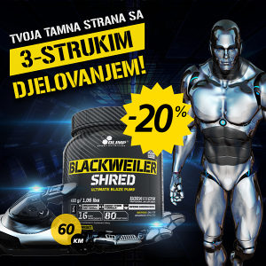 OLIMP BLACKWEILER SHRED, 480g