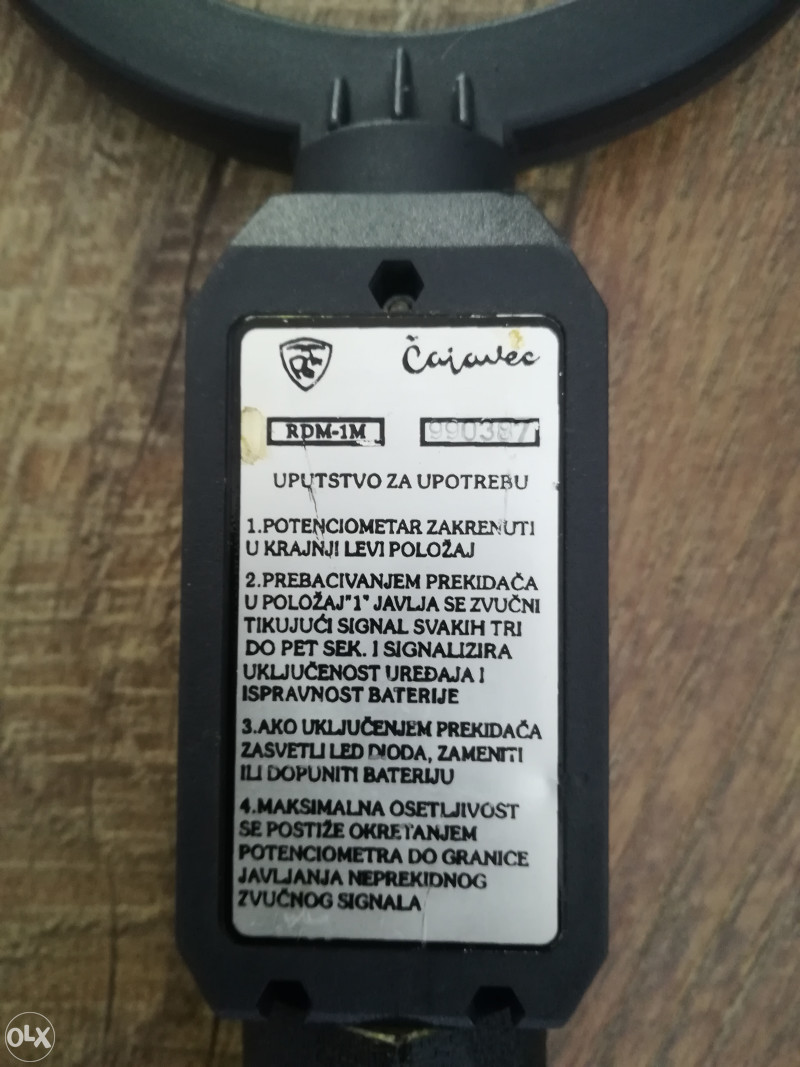 Rucni detektor metala RDM-1M