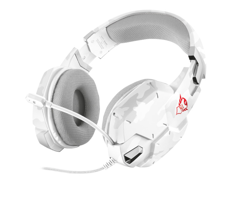 TRUST GXT 322W CARUS GAMING HEADSET - SNOW CAMO