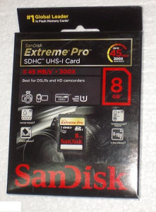 SD-HC 8GB 45MB/s UHS-1 Extreme Pro SanDisk, SD UHS1