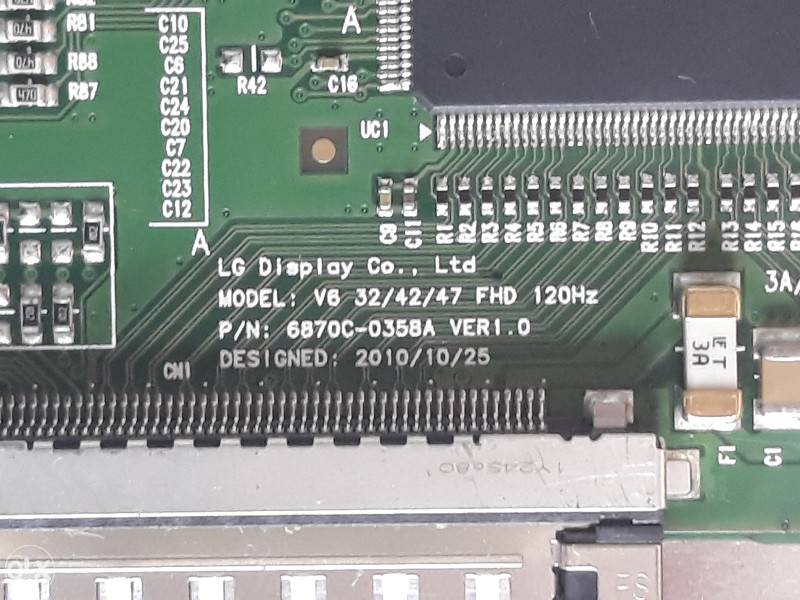 T-CON 6870-0358A LG 42LW470S