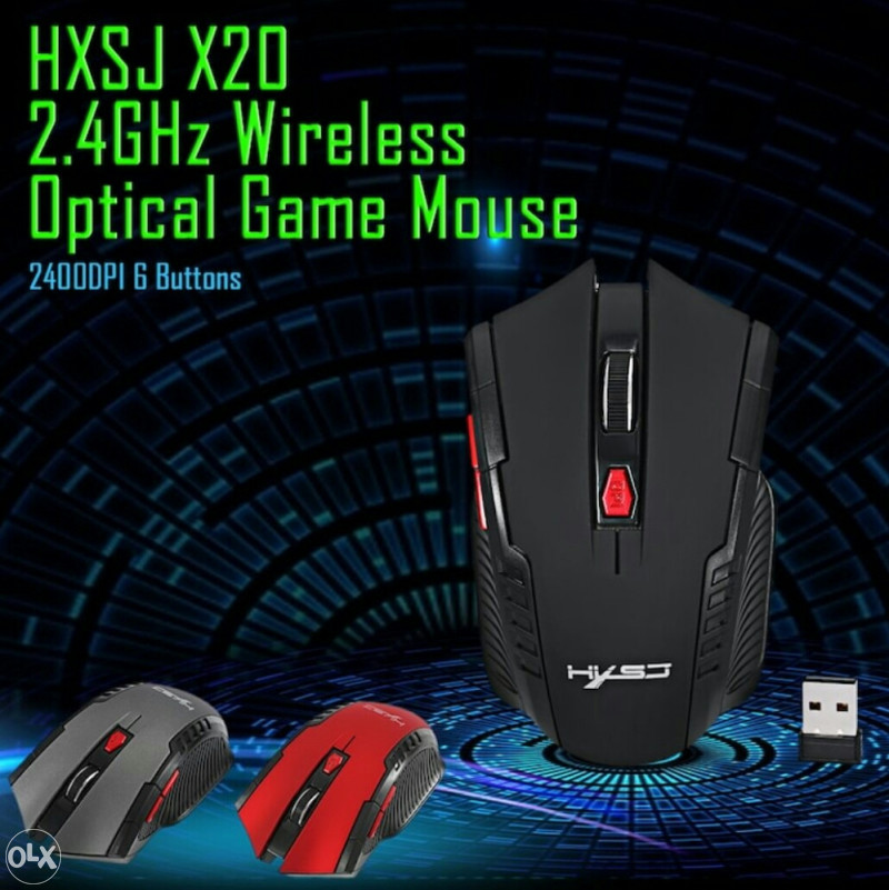 HXSJ X20 2400DPI Gejmerski Bezicni Mis 2.4GHz