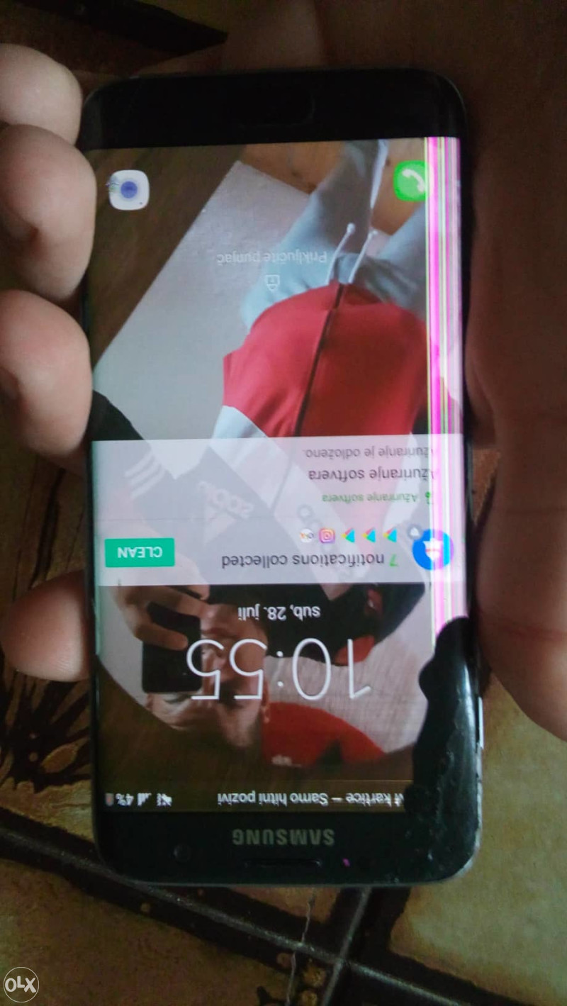 display s7 edge olx