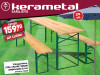 Vrtna garnitura, STOL i 2 KLUPE