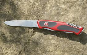 VICTORINOX-Noz RngGrip (Red/Black) 0.9623.C