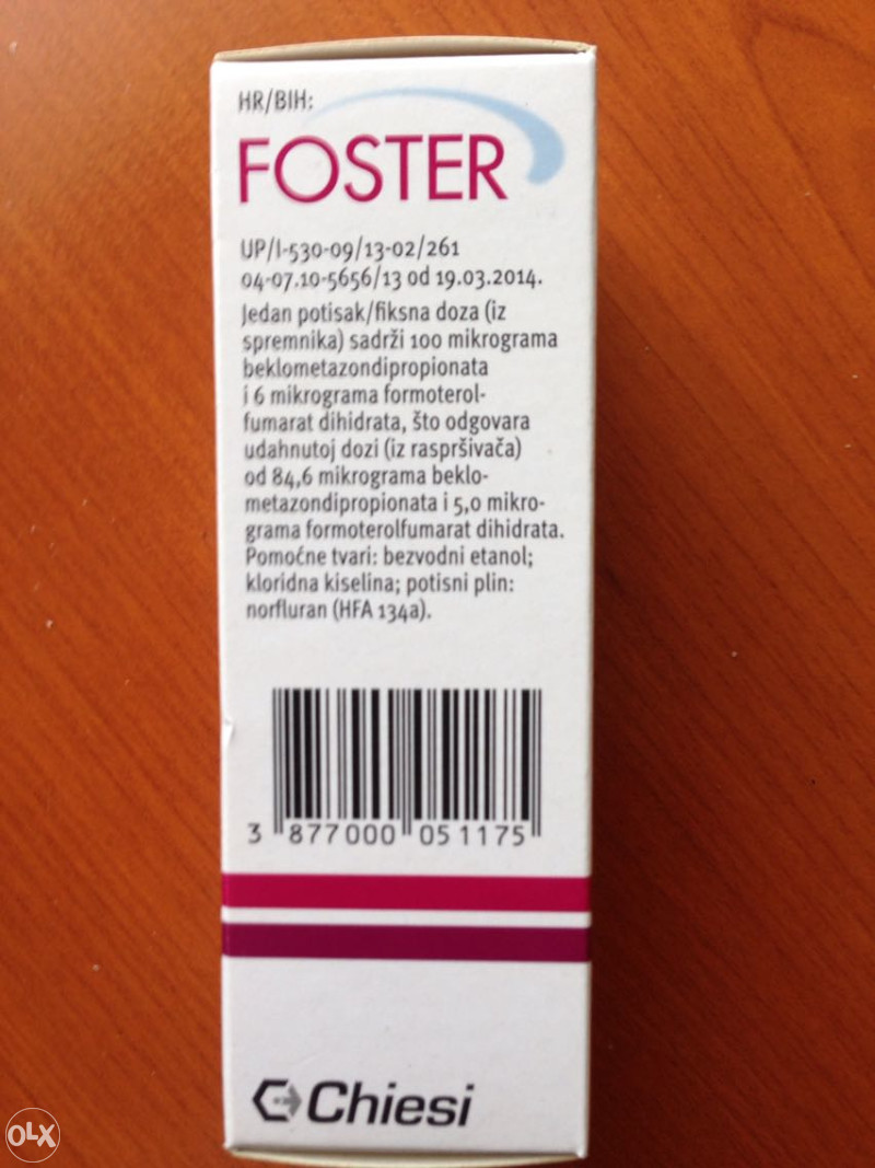 Foster inhalator