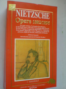 na italijanskom Nietzsche - Opere 1882 / 1895  Niče