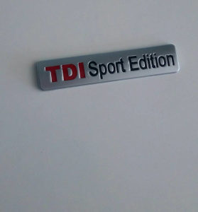 TDI Sport Edition Znak Za Gepek VW AUDI SEAT SKODA