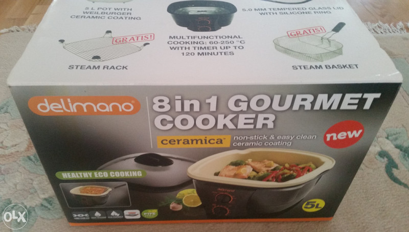 Инструкция на русском языке к DELIMANO 8 in 1 Gourmet Cooker