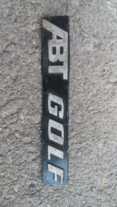 ABT Golf emblem, znak