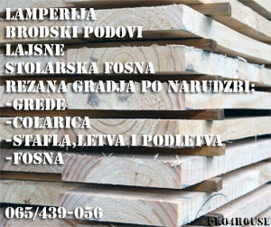 Stolarska fosna tel 065439056