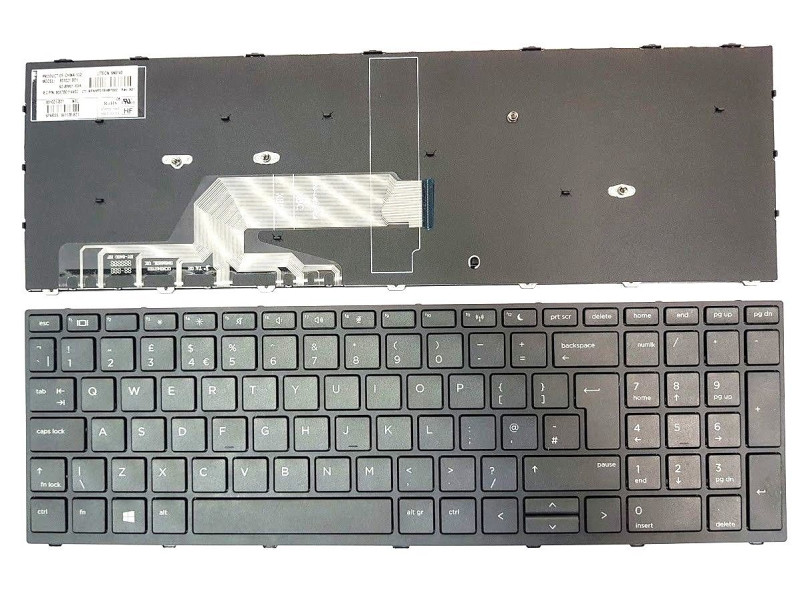 new net - Tastiera Compatibile con Notebook HP ProBook 450 G5 3RC48LP, 3SH01US, 4BC64ES, 3SH01USR, 4BD13ES, 4BC64ESR, 4QX21EA, 4QX22EA, 4QX22EAR [Frame Nero - Non retroilluminata - Italiana new net - Tastiera Compatibile con Notebook HP ProBook 450 G5 3RC48LP, 3SH01US, 4BC64ES, 3SH01USR, 4BD13ES, 4BC64ESR, 4QX21EA, 4QX22EA, 4QX22EAR [Frame Nero - Non retroilluminata - Italiana