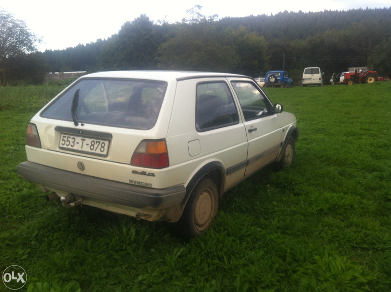 Golf 2 4x4 syncro plin
