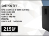 Računar Dell 790; Core i5-2500 3,30GHz; 4GB RAM