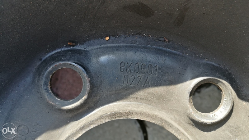 Čelične felge 16 5x112 Audi A4 b8 2008+ cr 66,6