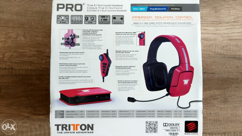 Tritton Pro Plus True 5.1 Surround Sound