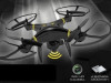 DRON MS MS BLACK FORCE HD CAM GPS QUADCOPTER